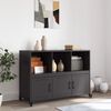 vidaXL Buffet noir 100,5x39x72 cm acier