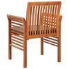 vidaXL Chaises &agrave; manger de jardin et coussins lot de 8 Bois acacia