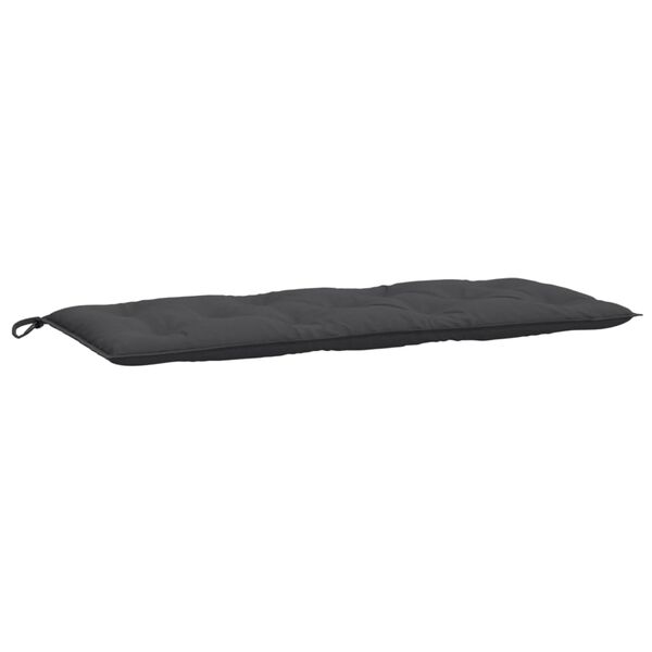 vidaXL Coussin de banc de jardin anthracite m&eacute;lang&eacute; 120x50x7 cm tissu