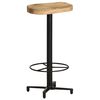vidaXL Tabourets de bar lot de 2 76 cm bois de manguier massif