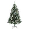 vidaXL Sapin de No&euml;l artificiel articul&eacute; 150 LED et boules 150 cm