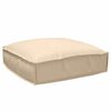 vidaXL Set de coussins de palette 2 pcs Beige Tissu Oxford