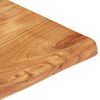 vidaXL Table basse avec bord naturel 60x60x40 cm Bois d'acacia massif