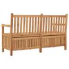 vidaXL Banc de Rangement de Jardin Marron 150 x 60 x 90 cm