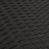 vidaXL Salon de jardin 4 pcs avec coussins noir r&eacute;sine tress&eacute;e