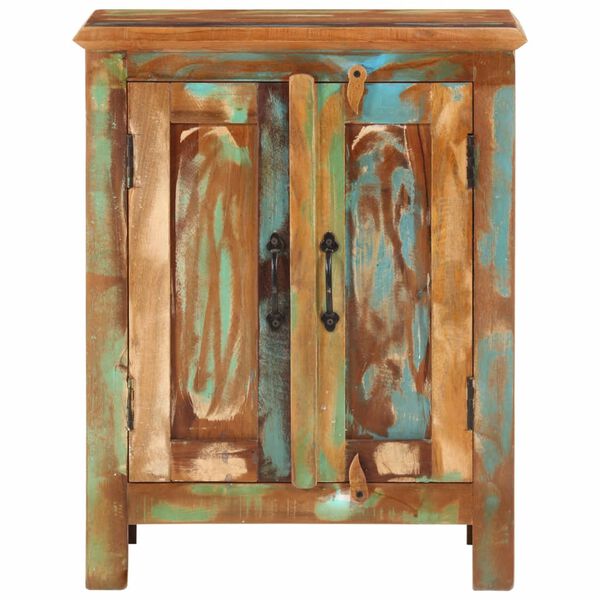 vidaXL Buffet avec 2 portes 55x30x70 cm bois massif de récupération