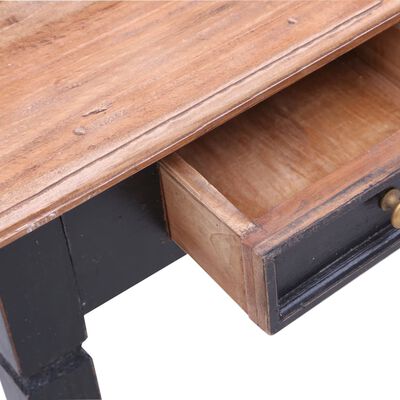 vidaXL Bureau avec tiroirs 90x50x101 cm bois de récupération solide