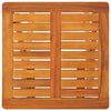 vidaXL Chaises longues lot de 2 avec table et coussins Acacia solide