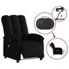 vidaXL Fauteuil inclinable de massage électrique noir tissu