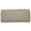 vidaXL Coussin Taupe 120 x 50 x 12 cm Tissu Oxford