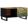 vidaXL Table basse 80x50x40 cm Bois de r&eacute;cup&eacute;ration et d'ing&eacute;nierie