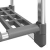 vidaXL Porte-vêtements à 3 niveaux Argenté 59x29x192 cm Aluminium