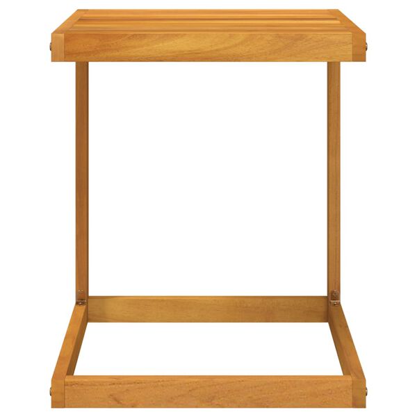 vidaXL vidaXL Table en forme de C 42x40x50 cm bois massif d'acacia