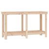 vidaXL Banc de travail 140x50x80 cm Bois de pin massif