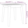 vidaXL Mobilier de bistro 3 pcs Bois d'acacia solide