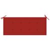 vidaXL Banc de jardin avec coussin 120 cm Bambou