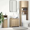 vidaXL Armoire de salle de bain Ch&ecirc;ne sonoma Bois d'ing&eacute;nierie