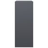 vidaXL Portant de bois de chauffage anthracite 60x40x100 cm acier