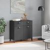 vidaXL Buffet VIKEN gris anthracite 80x40x80 cm bois d'ingénierie