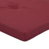 vidaXL Coussins de chaise adirondack lot de 2 rouge bordeaux