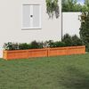 vidaXL Jardini&egrave;res 2 pcs cire marron bois de pin massif