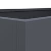 vidaXL Jardini&egrave;re anthracite 62x47x46 cm acier