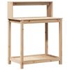 vidaXL Table de rempotage et &eacute;tag&egrave;res 82,5x50x109,5 cm bois massif pin