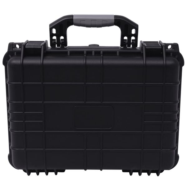 vidaXL Bo&icirc;te de protection pour &eacute;quipement 40,6 x 33 x 17,4 cm noir