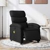 vidaXL Fauteuil inclinable de massage &eacute;lectrique noir tissu