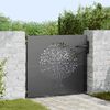 vidaXL Portail de jardin 85x100 cm acier corten conception de l'arbre