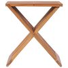 vidaXL Tabouret pliable 40x32x45 cm Bois de teck solide