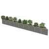 vidaXL Mur de gabion Acier galvanis&eacute; 630x30x50 cm