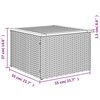 vidaXL Salon de jardin avec coussins 6 pcs beige résine tressée