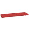 vidaXL Coussins de chaise longue lot de 2 rouge tissu oxford