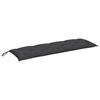 vidaXL Coussins de banc de jardin lot de 2 anthracite m&eacute;lang&eacute; tissu