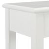 vidaXL Table console Blanc 110x35x80 cm Bois