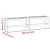 vidaXL Banc de jardin 180 cm bois massif d'acacia