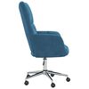 vidaXL Chaise de relaxation Bleu Velours