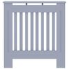 vidaXL Cache-radiateur MDF Gris 78 cm