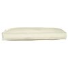 vidaXL Coussin Cr&egrave;me 120 x 60 x 12 cm Tissu Oxford
