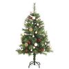 vidaXL Sapin de No&euml;l artificiel articul&eacute; 150 LED et boules 150 cm