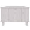 vidaXL Table basse HAMAR Blanc 100x55x35 cm Bois massif de pin