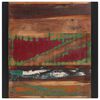 vidaXL Table &agrave; manger 70x70x75 cm Bois de r&eacute;cup&eacute;ration massif