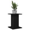 vidaXL Support de Plante 2 pcs Ch&ecirc;ne noir 30 x 30 x 40 cm