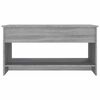 vidaXL Table basse sonoma gris 102x50x52,5 cm bois d'ing&eacute;nierie
