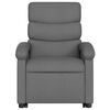 vidaXL Fauteuil inclinable gris fonc&eacute; tissu