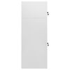 vidaXL Armoire &agrave; selles Gris clair 53x53x140 cm Acier
