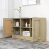vidaXL Buffet Chêne sonoma 120x30,5x70 cm Bois d'ingénierie
