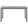 vidaXL Table de jardin Délavage gris 140x80x74 cm Bois d'acacia massif