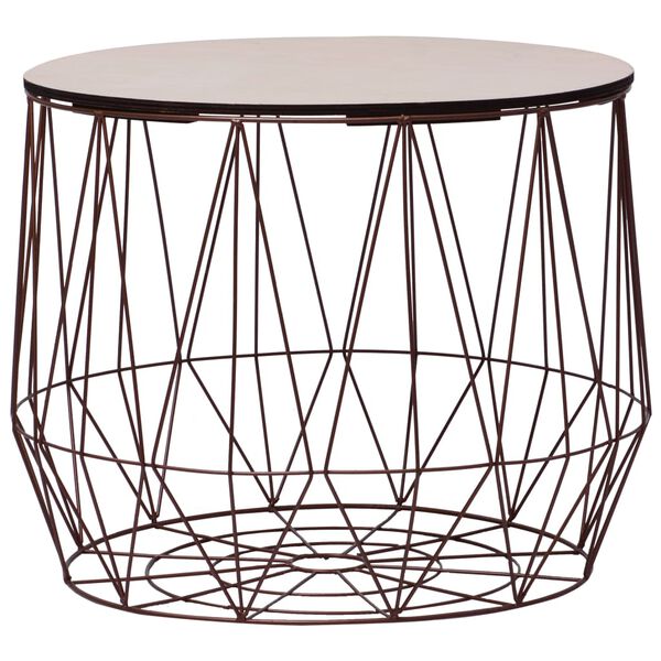 vidaXL Tables basses 2 pcs cuivre